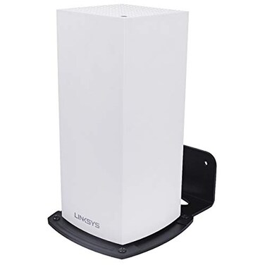 HOLACA Wall Mount Holder for Linksys Velop WiFi 6 Mesh Router MX5 Velop Ax MX4200 Bracket Hanger Stand Compatible with WiFi System for Whole Home Network1 Pack