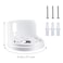 BANGCHEER Bangcheer Cable Organizer for Whole WiFi Booster Home WiFi Mesh System for Tp Link Deco x20 and x60 EasytoInstall Wall Mounted Holder for Booster White Pack of 2