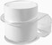 VOMENC Wall Mount Holder for TPLink Deco X20X55ProX60X68 WiFi 6 Mesh WiFi System Sturdy Easy Moved Space Saving 1Pack