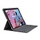 Logitech iPad 7th 8th and 9th Generation Keyboard Case Slim Folio with Integrated Wireless Keyboard Graphite 73 x 101 x 09