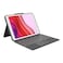 Logitech Combo Touch for iPad 7th 8th and 9th Generation Keyboard case with trackpad Wireless Keyboard Smart Connector Technology Graphite