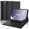 SENGBIRCH Keyboard Case for Samsung Galaxy Tab A9 Tablet 11 Dechatable Keyboard Bluetooth Smart Cover Galaxy A9 Plus Tablet Case with Keyboard Leather Folio Case for Tab A9 Plus with Pencil Holder Bla
