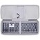 L LTGEM LTGEM Case Compatible with Logitech MX Mechanical Wireless Illuminated Performance Keyboard Office Travel Carrying Storage Bag BlackGrayCase Only