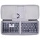 L LTGEM LTGEM Case Compatible with Logitech MX Mechanical Wireless Illuminated Performance Keyboard Office Travel Carrying Storage Bag BlackGrayCase Only