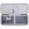 L LTGEM LTGEM Case Compatible with Logitech MX Mechanical Wireless Illuminated Performance Keyboard Office Travel Carrying Storage Bag BlackGrayCase Only