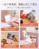 AnMengXinLing Keyboard Case for iPad Air 11 inch M4 M3 M2 iPad Air 5th 4th GenerationVertical Detachable Magnetic Keyboard Clear Cover with Pencil Holder 360 RotateBlackWhite