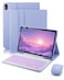 TUNKARMOR for iPad Air 11inch 5th 4th Generation Case with Keyboard iPad Air 10911inch M4 M3 M2 Air 5 Air 4 Gen 20262025202420222020 Magic Keyboard Backlit Builtin Pencil Holder with Mouse Purple