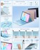 GreenLaw Keyboard Case for iPad Air 11inch M3M2 20252024 Air 4th5th Gen iPad Pro 11 inch 1st2nd3rd4th Gen Smart Touchpad 7Color Backlit Stain Resistant Cover Sky Blue