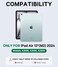 GreenLaw Keyboard for iPad Air 13 inch M3M2 Magnetic Detachable Keyboard with MultiTouch Trackpad 7 Colors Backlit Stain Resistant Cover for iPad Air 13M3 2025M2 2024 Pale Blue