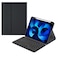 kaitesi Rechargeable Keyboard Case for iPad 6th Generation iPad 5th Gen Pad Air 2 97 Inch Case with iKeyboard Top Pencil Holder Concave Keys Detachable Keyboard CoverBlack