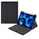 kaitesi Rechargeable Keyboard Case for iPad 6th Generation iPad 5th Gen Pad Air 2 97 Inch Case with iKeyboard Top Pencil Holder Concave Keys Detachable Keyboard CoverBlack
