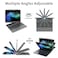 KBCASE Keyboard Case for iPad Air 13 inch M4M3M2 202620252024for iPad Pro 129 6th5th4th3rd Gen 360Rotatable Case with Touchpad Pencil Holder for iPad Air 13Pro 129 Titanium Gray