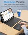 OYOSUOGG Keyboard Case for Samsung Galaxy Tab S10 FE Plus 131 Inch 2025 Magnetic Detachable Wireless Bluetooth Keyboard Slim Protective Folio Cover with S Pen Holder for Samsung Tab S10 FE Plus Dark B