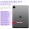 MMK for iPad Air 11 inch Case with Keyboard M3 2025 M2 2024 iPad Air 54th Gen 20202022 iPad Pro 11 20182022 Detachable Bluetooth Keyboard Cover with Pencil Holder Clove Purple