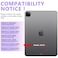 MMK for iPad Air 11 inch Case with Keyboard M3 2025 M2 2024 iPad Air 54th Gen 20202022 iPad Pro 11 20182022 Detachable Bluetooth Keyboard Cover with Pencil Holder Clove Purple
