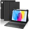 OPAKIT Keyboard Case for iPad 10th Generation 2022 A16 11th Generation 2025 10911 Inch Detachable Wireless Keyboard Cover with Pencil Holder Folio Protective Case for iPad 11th10th Gen Black