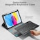 OPAKIT Keyboard Case for iPad 10th Generation 2022 A16 11th Generation 2025 10911 Inch Detachable Wireless Keyboard Cover with Pencil Holder Folio Protective Case for iPad 11th10th Gen Black