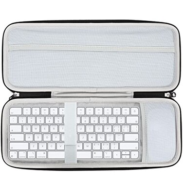 RAIACE Hard Storage Case Compatible with Apple Magic Keyboard Numeric Keypad Apple Magic Mouse Case Only Grey