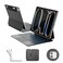 RAYMCRAFT for iPad Pro 13inch Case with Keyboard M5M4 20252024 11Colors Backlight with Pencil Buckle StainResistant Surface Magic Keyboard for iPad Pro 13inch MultiTouch Trackpad Black