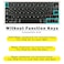Digi-Tatoo Without Function Keys Keyboard Cover Compatible with 2024 Apple iPad Air 11 inch M2 iPad Air 5th 4th Gen iPad Pro 11 inch 4th 3rd Gen Magic Keyboard Clear TPU Material