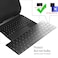 Digi-Tatoo Without Function Keys Keyboard Cover Compatible with 2024 Apple iPad Air 11 inch M2 iPad Air 5th 4th Gen iPad Pro 11 inch 4th 3rd Gen Magic Keyboard Clear TPU Material