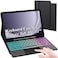 DOMEUN Case Keyboard for Samsung Galaxy Tab A9 Plus A9 11 inch 20237 Color Rainbow Touchpad Detachable Magnetic Keyboard Case Slim Case with S Pen Holder for Galaxy Tab A9 5G Black