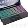 DOMEUN Case Keyboard for Samsung Galaxy Tab A9 Plus A9 11 inch 20237 Color Rainbow Touchpad Detachable Magnetic Keyboard Case Slim Case with S Pen Holder for Galaxy Tab A9 5G Black