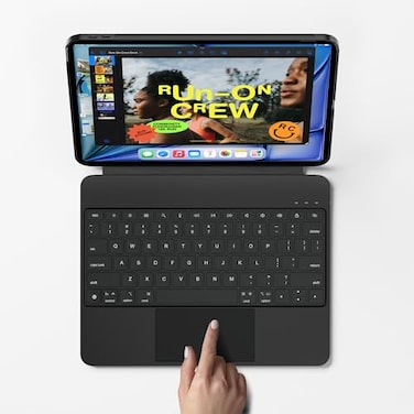 pekarejue Keyboard Case for iPad Pro 13 inch M5 2025 M4 2024 Detachable Magnetic Keyboard with MultiTouch Trackpad RGB Backlit Protective Folio Stand