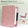 ACdream Case for Nook Glowlight 4 2021 Nook GlowLight 4e 2022 Hands Free Stand Protective Durable Premium PU Leather Cover with Magnet Closure Hand Strap Card SlotGlitter Rose
