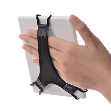 TFY Security Hand Strap Holder Finger Grip Compatible with Kindle EReaders eReader 6Inch PaperwhiteVoyageOasisNook GlowLight PlusSony PRS300 PRS350 Black