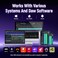 Synido MIDI Pad Controller 64 Velocity Sensitive RGB Beat Maker