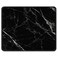 Auhoahsil Mouse Pad 12 x 10 in Nature Marble Theme Computer Mouse Pad for Desk PremiumTextured NonSlip Rubber Stitched Edges Waterproof Square Mouse Mat for Gaming Work Wireless Mice Black