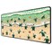 FDHHKJUKO Extended Mouse Pad Large Gaming Mouse Pad Computer Keyboard Mouse Mat NonSlip Rubber Base for Game Players Office Study Cup CoasterSea Turtles on The Beach Starfish Shell Blue Ocean
