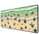 FDHHKJUKO Extended Mouse Pad Large Gaming Mouse Pad Computer Keyboard Mouse Mat NonSlip Rubber Base for Game Players Office Study Cup CoasterSea Turtles on The Beach Starfish Shell Blue Ocean