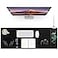 Miroddi Mouse Pad with Wireless Charging Black Mousepad Long Desk Mat Large Gaming Mouse Pad Soft Mouse Pad Gaming Desk Pad with NonSlip Rubber Base Extended Computer Keyboard Mat Office Mice Pad