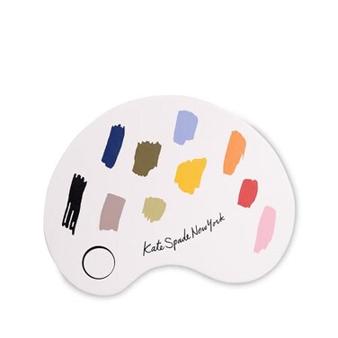 kate spade new york Leatherette Mouse Pad 9 x 8 Mouse Mat with NonSlip Back Cute Mouse Pad for Office Desk Painterly Strokes