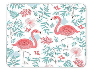 Qien BaiSei A Pink Flamingo Mouse padNonSlip Rubber MousepadApplies to GamesHome SchoolOffice Mouse pad