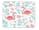 Qien BaiSei A Pink Flamingo Mouse padNonSlip Rubber MousepadApplies to GamesHome SchoolOffice Mouse pad