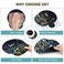 AIMSA Ergonomic Mouse Pad with Wrist Rest Support Gel Memory NonSlip PU Base Wrist Rest Pad for Home Office Work Game Easy Typing Pain Relief Comfortable Durable Flowers Plants