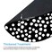 Amcove Black and white Polka Dot Mouse Pad Polka Dot Print Dot Pattern Present for Her Cute Mouse Pad Cute Desk Accessories Office Decor Desk Decor Round Mouse Pads