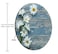 Amcove Custom Mouse pad Floral Round Mousepad Daisy Flowers On Old Wooden Office Decor for Women Desk Accessories Yellow Flowers Mousepad Present for her Cute Pad