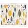 Amcove Mouse Pad Leaf Print Office Present Mouse Mat Autumn Floral Mouse Pad Yellow Floral Print Rectangle Mousepad Mousemat Desk Accessories