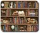 Art Plates Books in Library Mouse Pad Image by Dan Morris