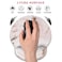 ARTSO Ergonomic Mouse Pad with Wrist Rest Support Gel Non Slip Rubber Base Pad Computer PC Laptop Women Men Mousepad for Home Office Gaming Working Easy Typing Pain Relief Pink Marble