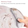 ARTSO Ergonomic Mouse Pad with Wrist Rest Support Gel Non Slip Rubber Base Pad Computer PC Laptop Women Men Mousepad for Home Office Gaming Working Easy Typing Pain Relief Pink Marble