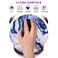 ARTSO Ergonomic Mouse Pad with Wrist Rest Support Gel Non Slip Rubber Base Pad Computer PC Laptop Women Men Mousepad for Home Office Gaming Working Easy Typing Pain Relief Purple Marble