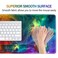 ARTSO Extended Gaming Mouse Pad Set Keyboard Wrist Rest Support Pad Wrist Cushion XXL Large Mouse Pad Coaster Stitched Edge NonSlip Memory Foam Desk Mat Color Nebula Galaxy