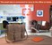 Audimi Small Mouse Pad 6 x 8 Inch Mini Mouse Pad Thick for Laptop Wireless Mouse Home Office Travel Portable Washable Orange