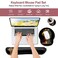 JVGFYNKL Black Mouse Pad with Stitched Edge NonSlip Rubber Base Office Accessories Desk Decor for Computers Mouse Pad and Keyboard Wrist Guard SetAfrican American Wall Art Black Woman Queen Pattern
