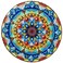 BOSOBO Mouse Pad Round Mandala Mouse Mat Small Mousepad with Designs Nonslip Rubber Mouse Pad with Stitched Edge Customized Mouse Pad for Women Girls Office Dorm Computer Laptop 79 x 79 Inch